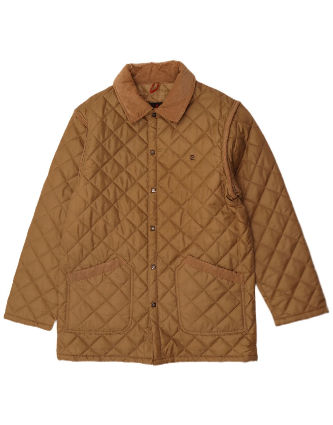 Pierre Cardin Herren Steppjacke UK 40 Large Beige Polyester