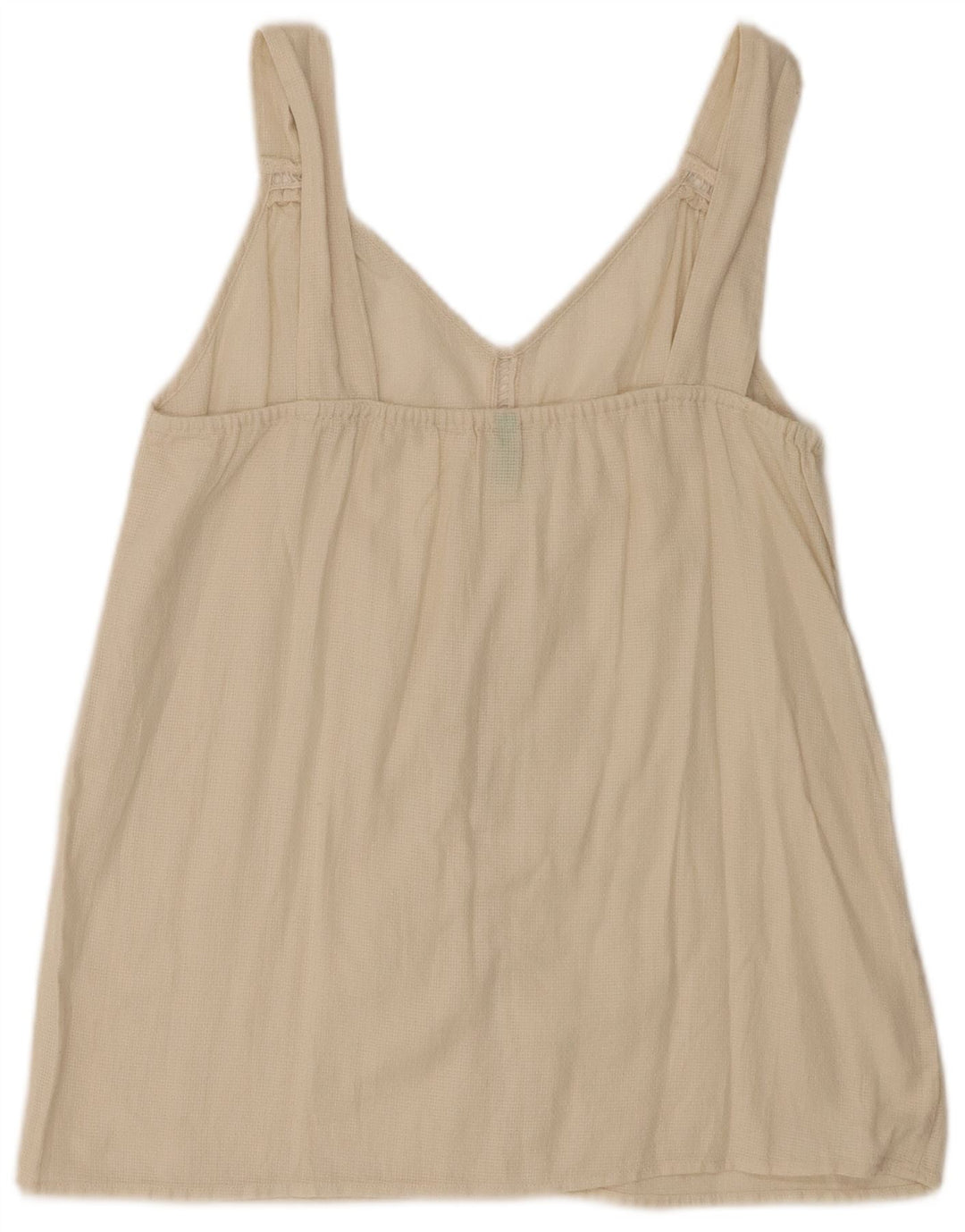Benetton Damen Cami Top UK 12 Medium Off White