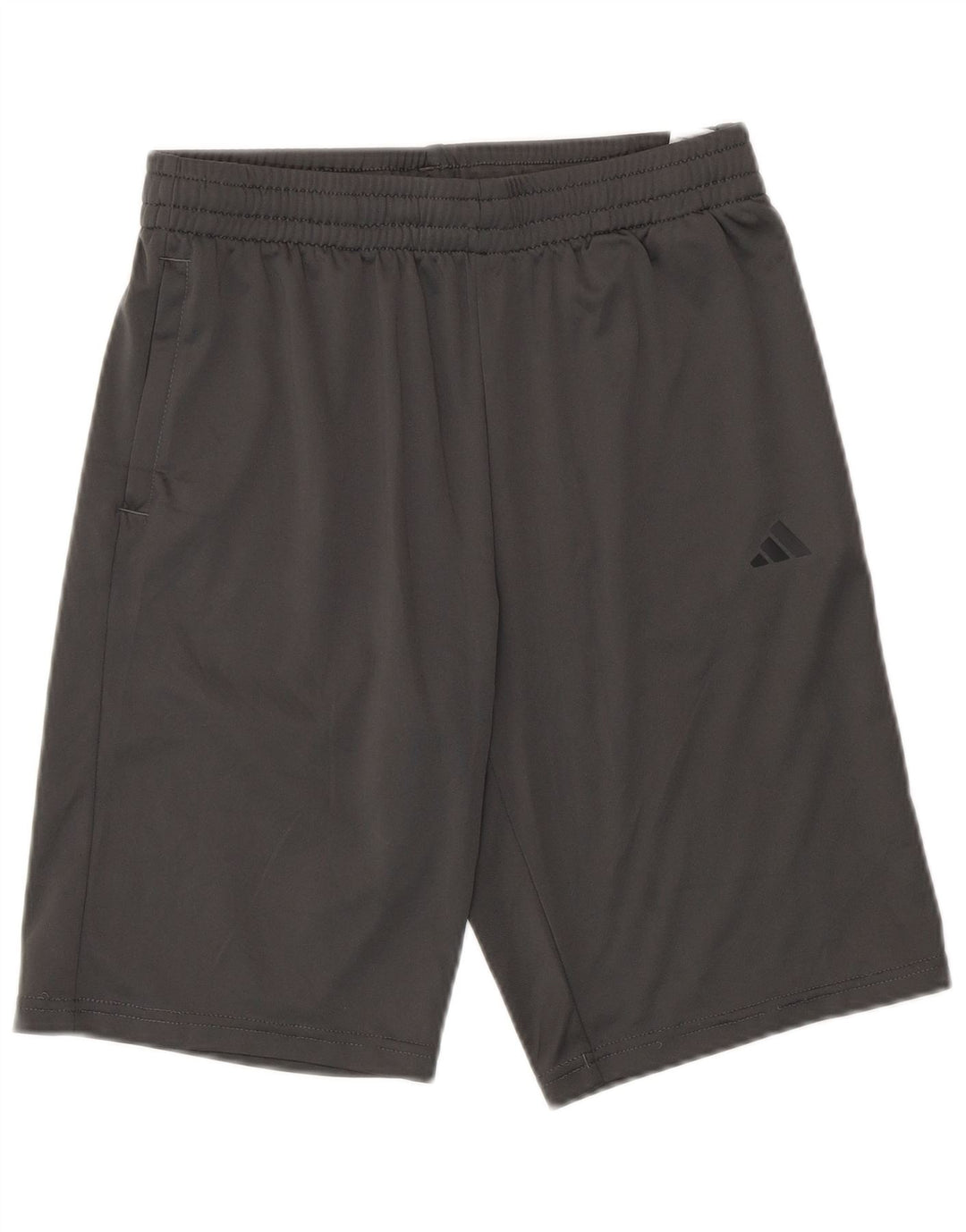 Adidas Sportshorts für Jungen, 13–14 Jahre, graues Polyester