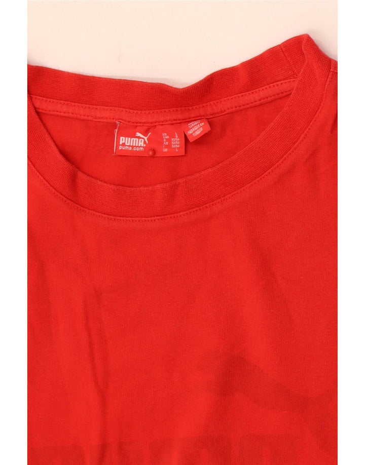 Puma Herren Graphic Vest Top Large Rot