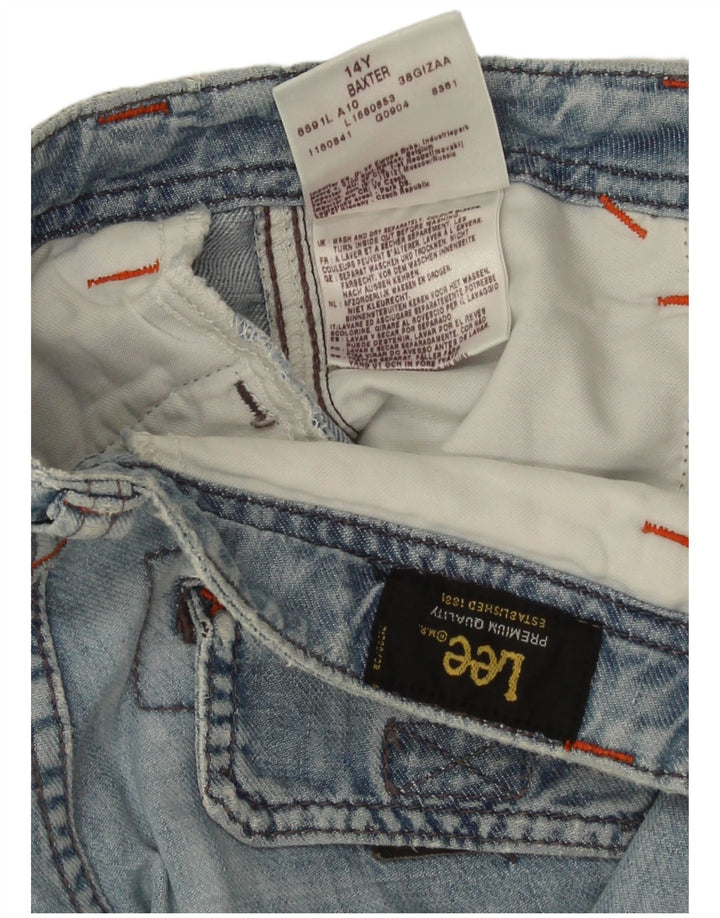 Lee Baxter Denim-Shorts für Jungen, 13–14 Jahre, W28, blaue Baumwolle