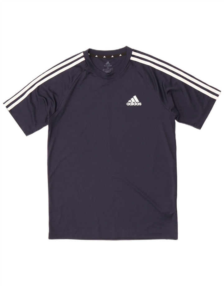 Adidas Herren Aeroready T-Shirt Top Small Marineblau Polyester