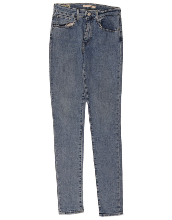 Levi's Damen 721 High Rise Skinny Jeans W27 L32 Blaue Baumwolle