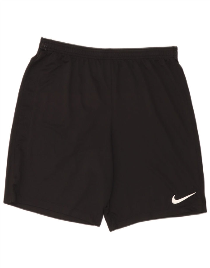 Nike Herren-Sportshorts, groß, aus schwarzem Polyester