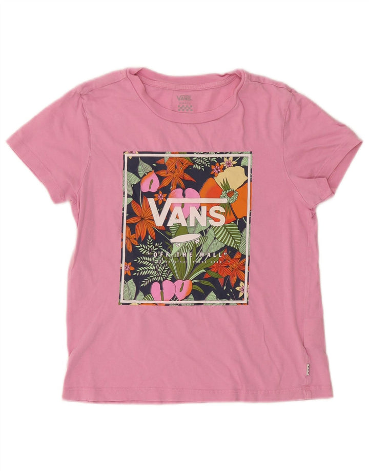 Vans Grafik-T-Shirt für Damen, Gr. 10, Rosa