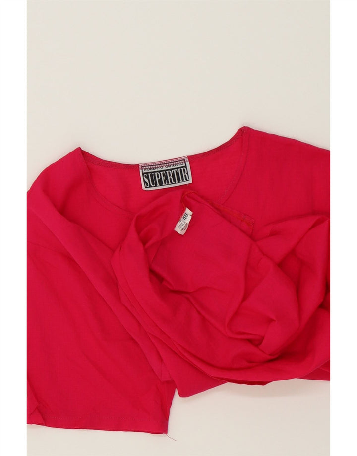 VINTAGE Womens Blouse Top IT 48 XL Pink Cotton Vintage Vintage and Second-Hand Vintage from Messina Hembry 