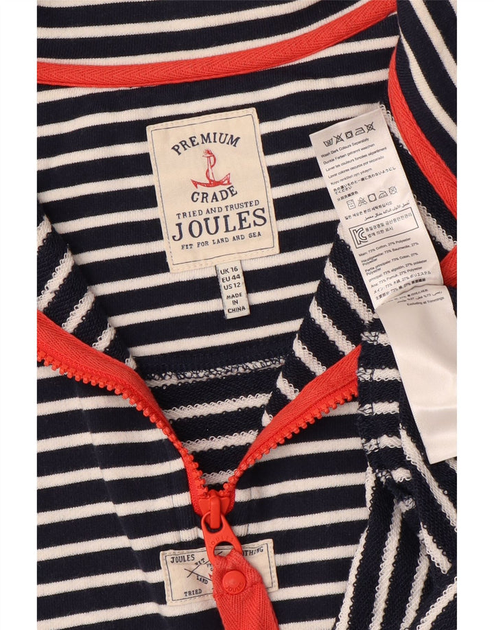 JOULES Damen-Sweatshirt in Übergröße, Gr. 40, Marineblau, gestreift