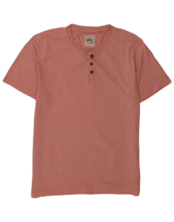 Fat Face Herren T-Shirt Top Large Rosa Baumwolle
