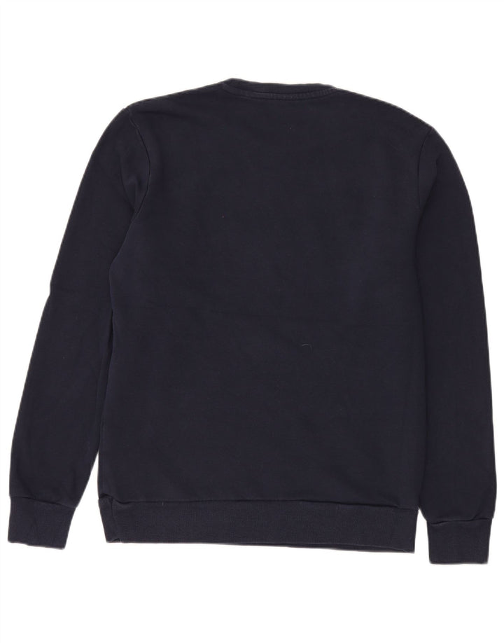 Jack & Jones Herren-Sweatshirt mit Grafik, groß, marineblau, Baumwolle