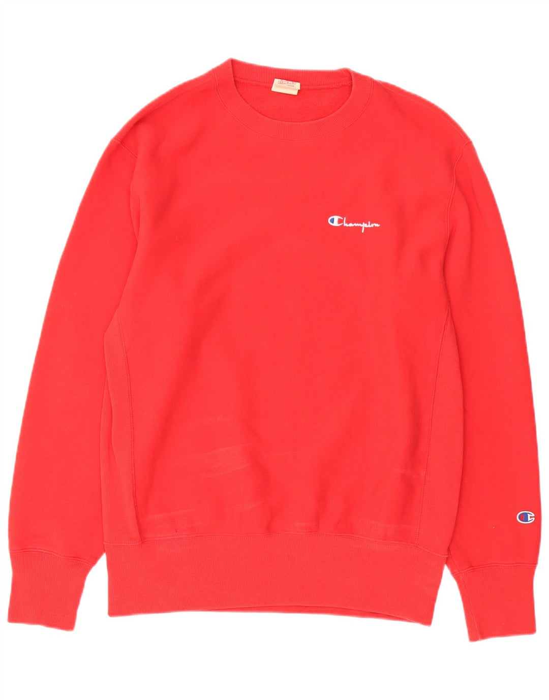 Champion Herren-Sweatshirt-Pullover XL aus roter Baumwolle
