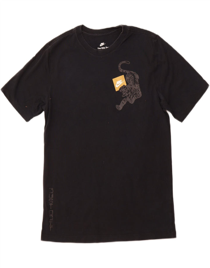 NIKE Herren-T-Shirt mit Grafik, mittelgroß, Schwarz