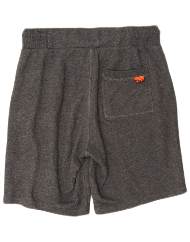 Superdry Herren-Sportshorts mit Grafik, Größe S, Grau, Baumwolle