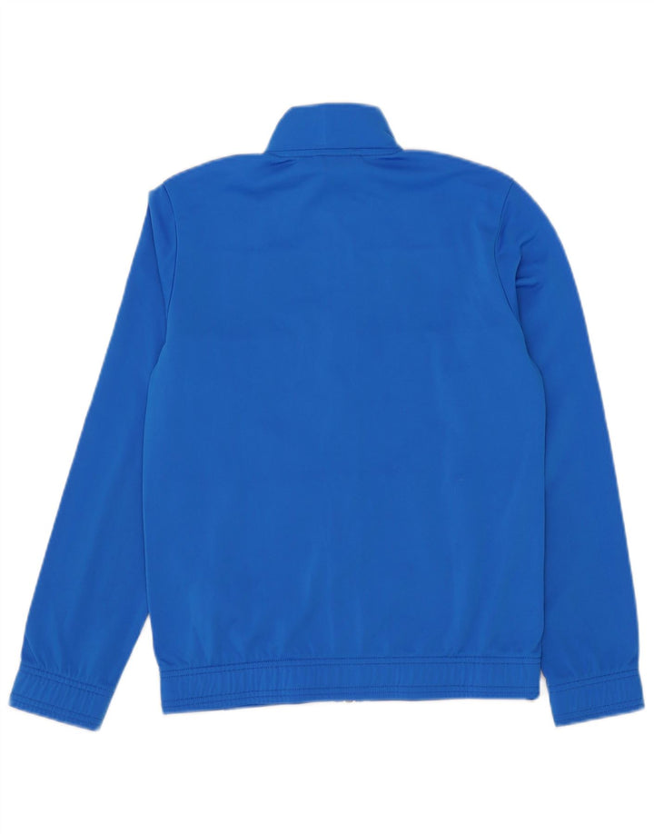 Puma Jungen-Trainingsanzug-Top-Jacke, 13–14 Jahre, blaues Farbblock-Polyester