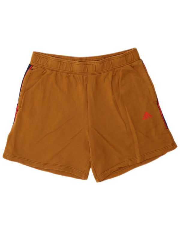 Adidas Herren Graphic Sport Shorts XL Beige Colourblock Baumwolle