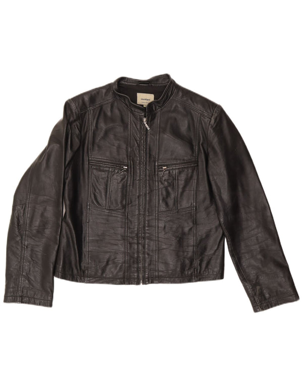 Conbipel Damen Lederjacke IT 48 XL Schwarz