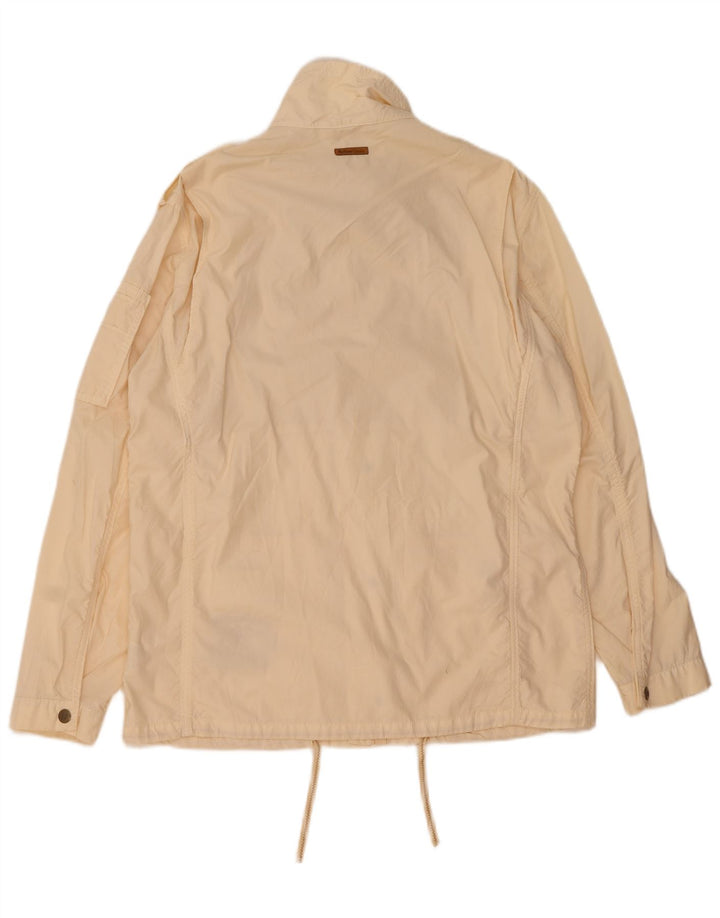 Marlboro Classics Herren-Utility-Jacke UK 42 XL Beige Baumwolle