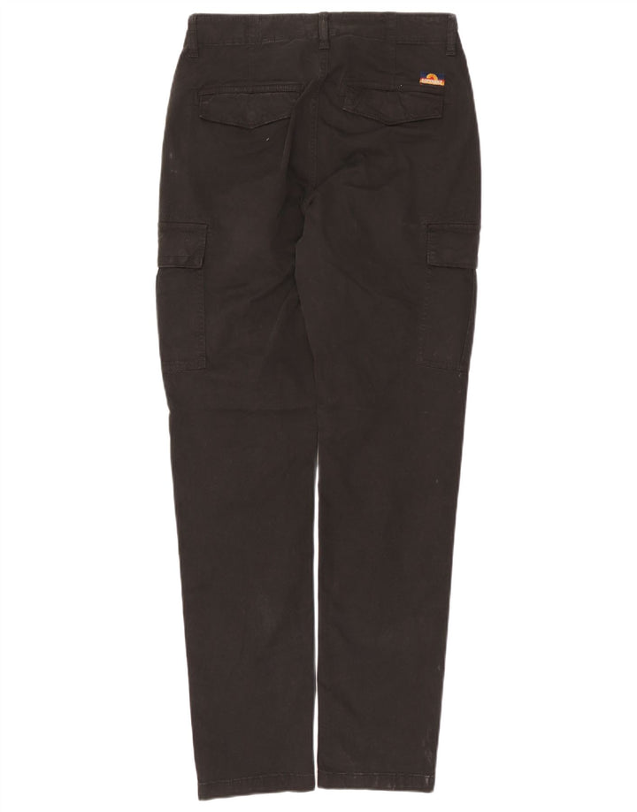 Superdry Slim Cargo-Hose für Herren, W28, L32, schwarze Baumwolle