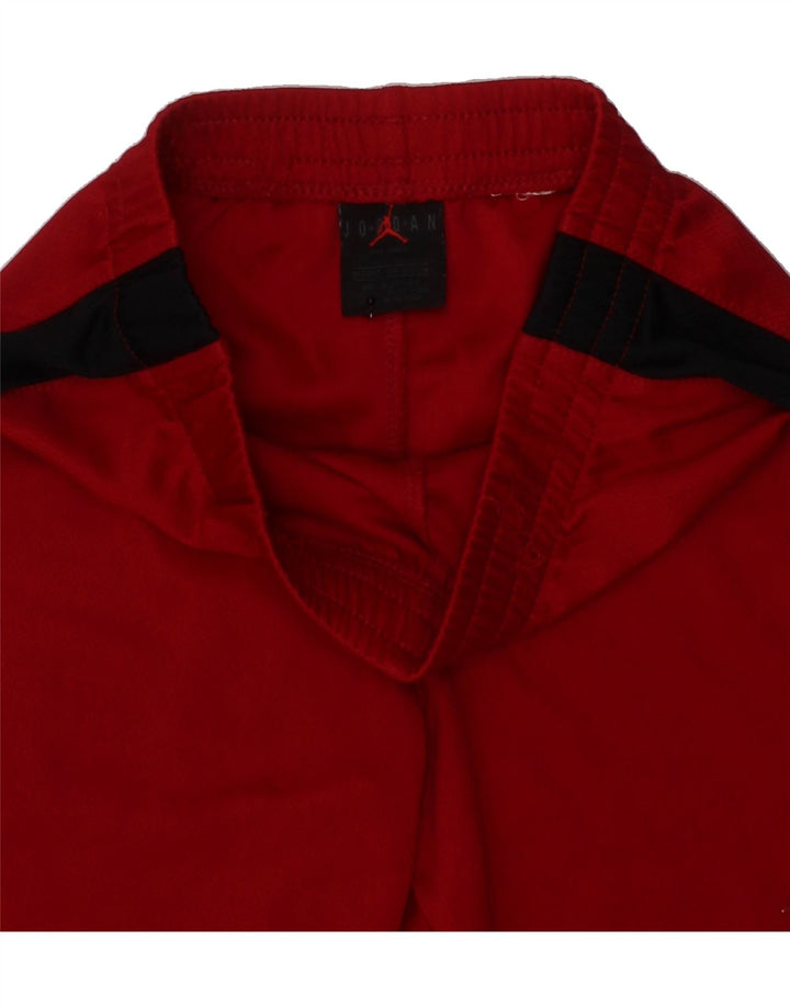 JORDAN Boys Sport Shorts 6-7 Years  Red Colourblock Vintage Jordan and Second-Hand Jordan from Messina Hembry 