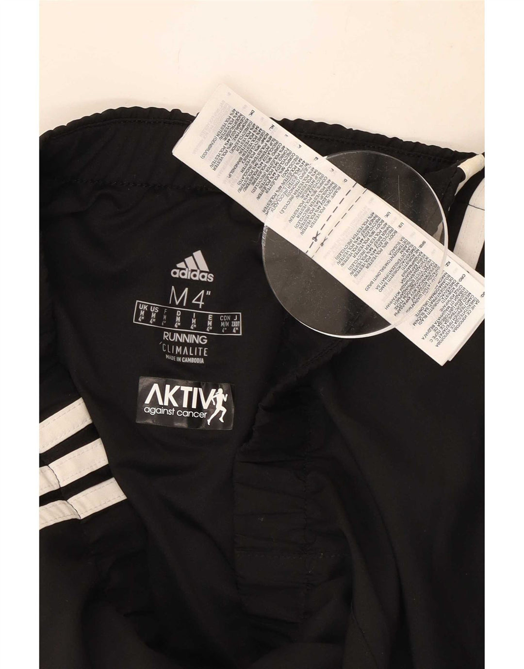Adidas Damen Climalite Sport Shorts UK 14 Medium Schwarz Polyester