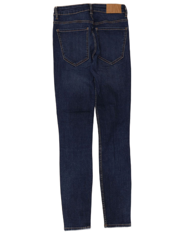 Zara Damen Skinny Jeans EU 34 2XS W24 L27 Marineblau