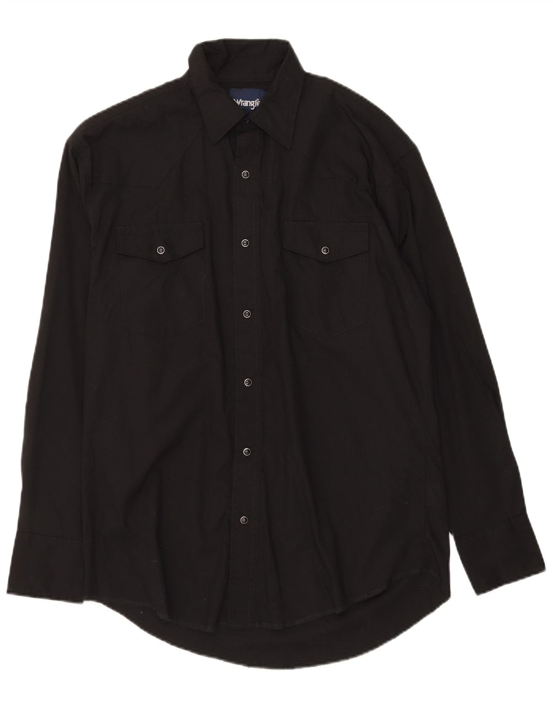 Wrangler Herrenhemd Mittelschwarze Baumwolle