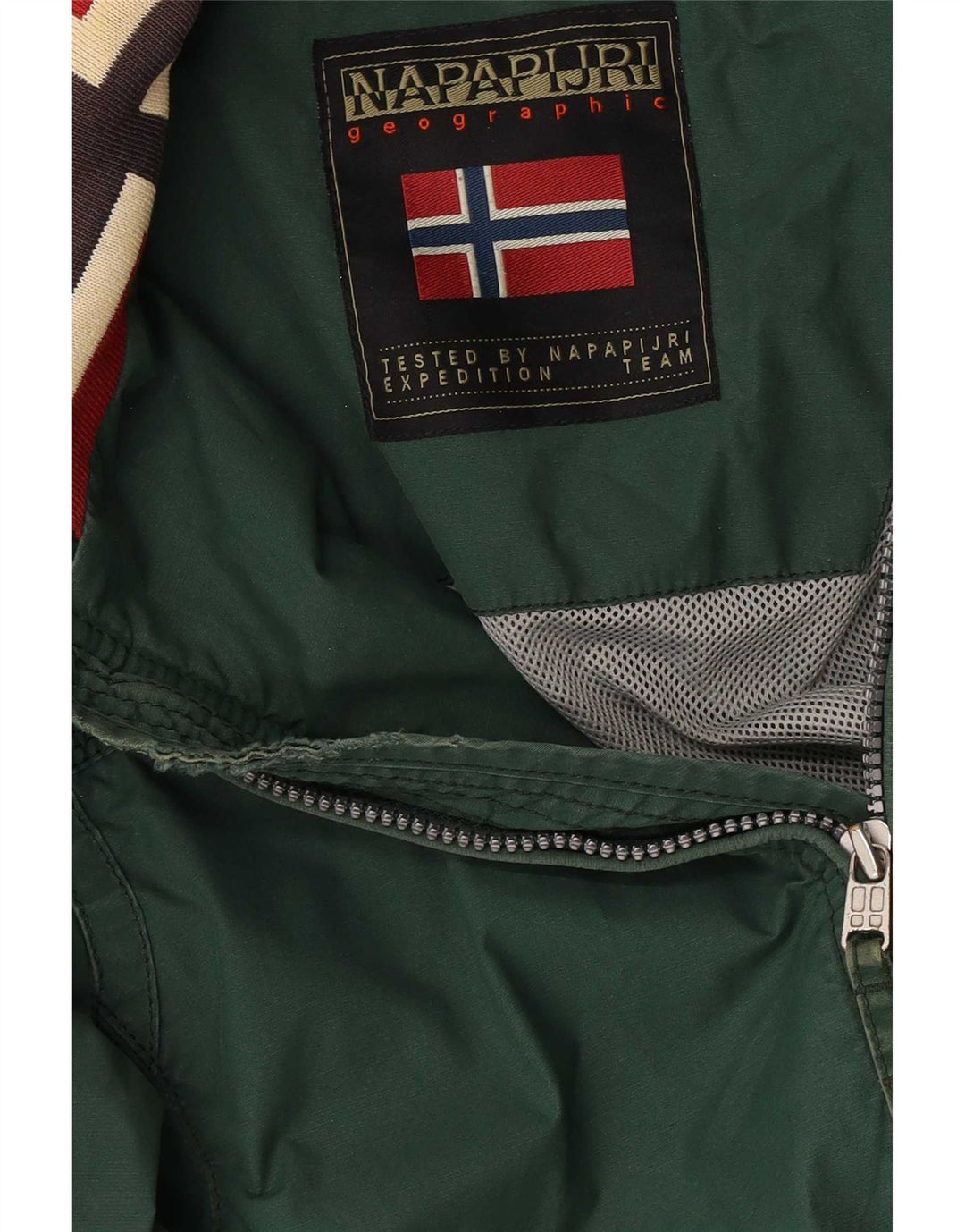Napapijri Herren Geographic Bomberjacke UK 36 Small Grün
