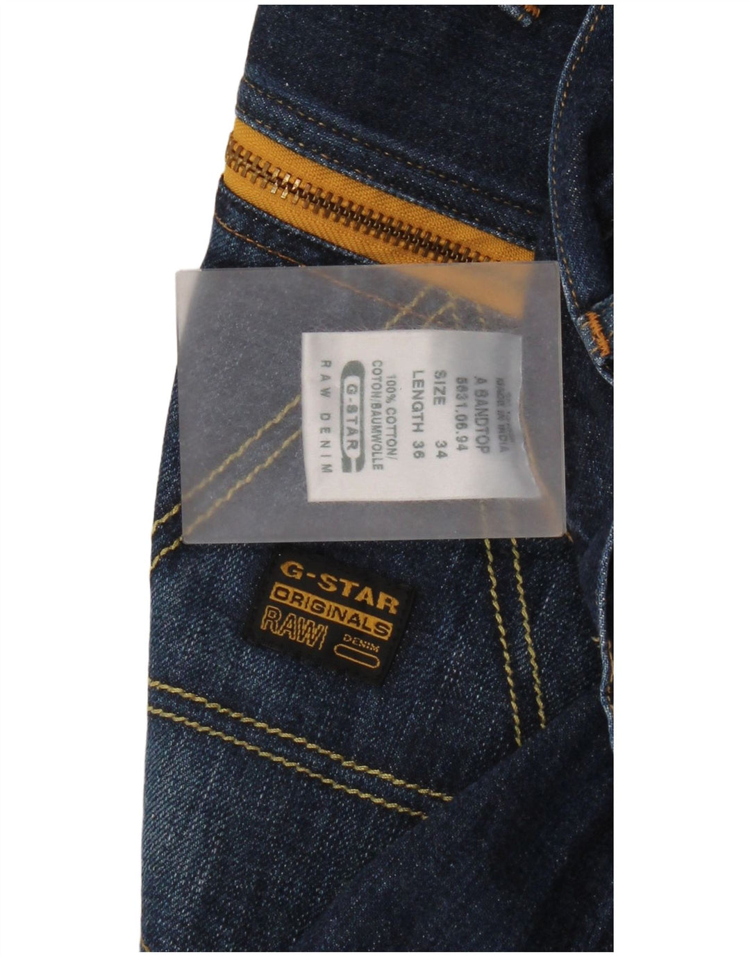 G-Star Herren Loose Jeans W34 L36 Blaue Baumwolle