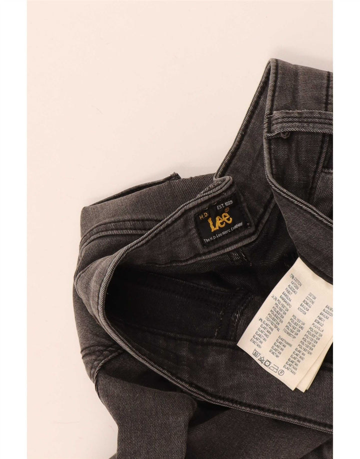 Lee Damen Skinny Jeans W30 L33 Graue Baumwolle