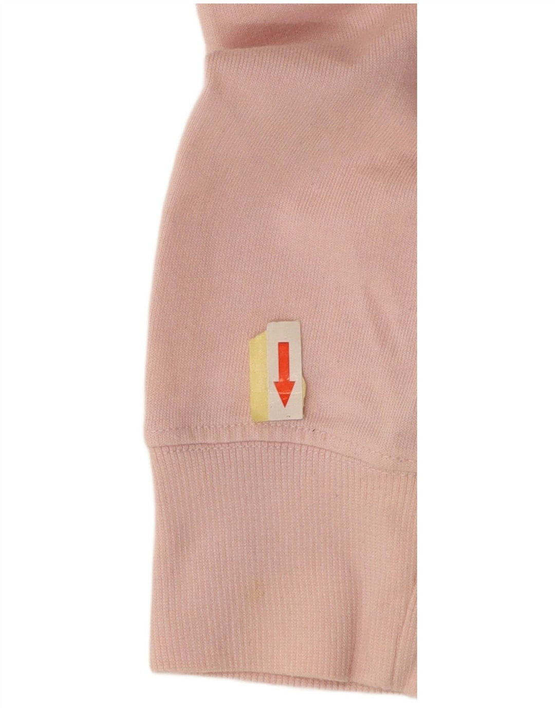 CALVIN KLEIN Damen Grafik-Sweatshirt-Pullover UK 14 Mittelrosa Baumwolle