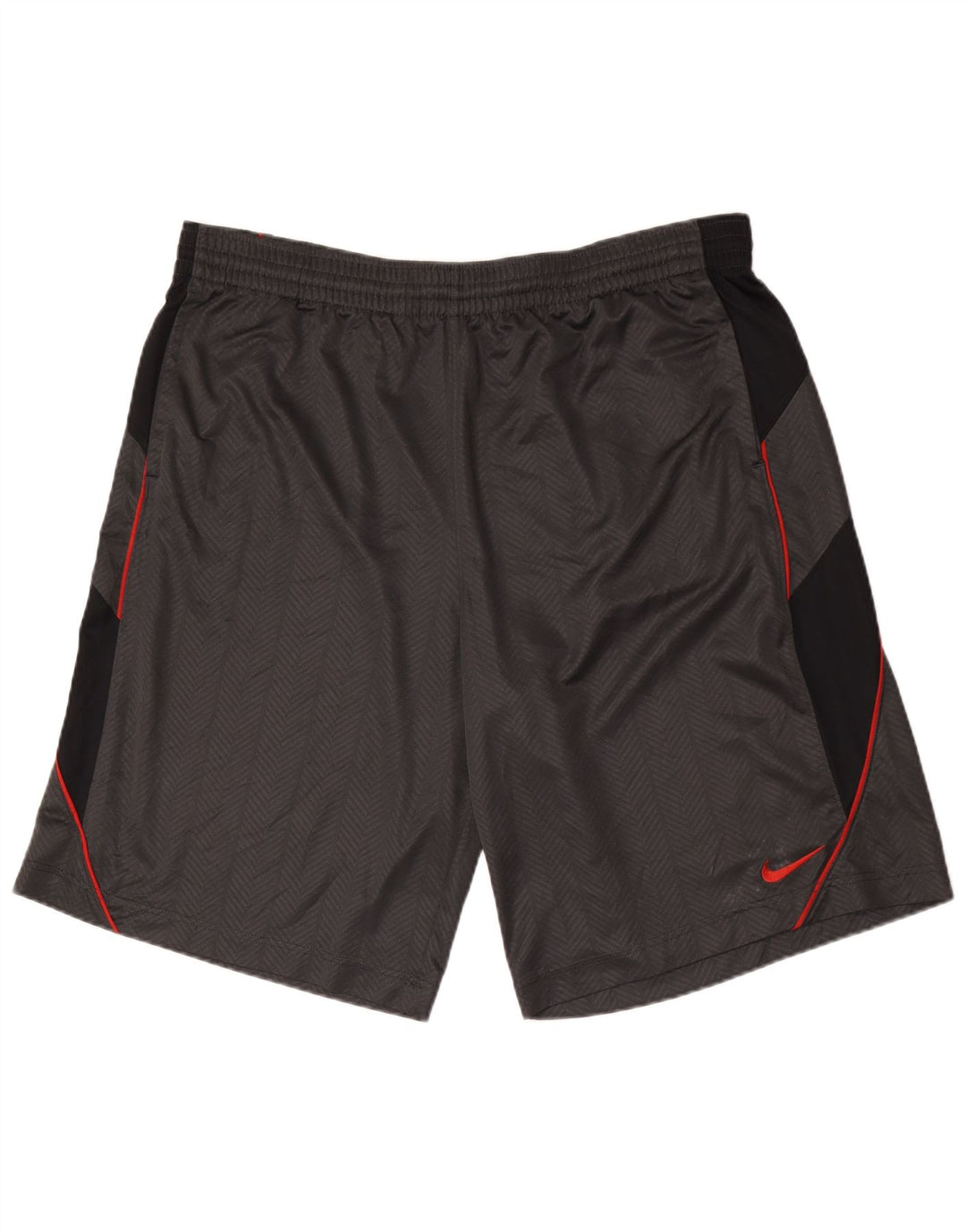 Nike Herren-Sportshorts 2XL Graues Colourblock-Polyester