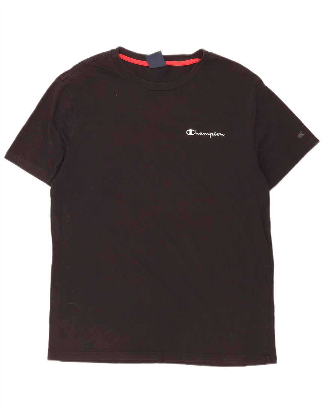 Champion Herren T-Shirt Top Medium Schwarz Baumwolle