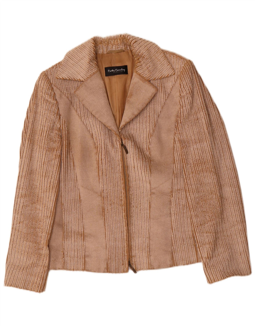 Betty Barclay Damen Blazer Jacke UK 12 Medium Beige Polyurethan
