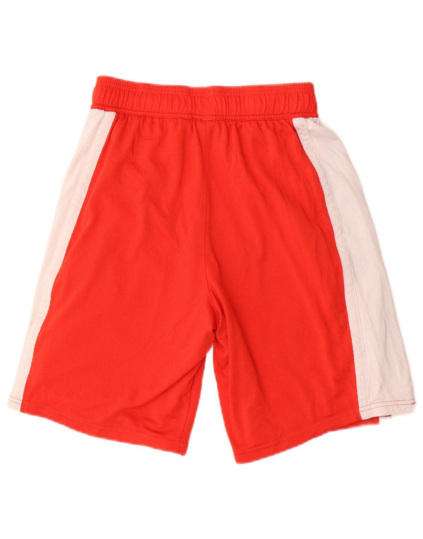 PUMA Herren Grafik-Sportshorts, klein, rot, Farbblock-Polyester