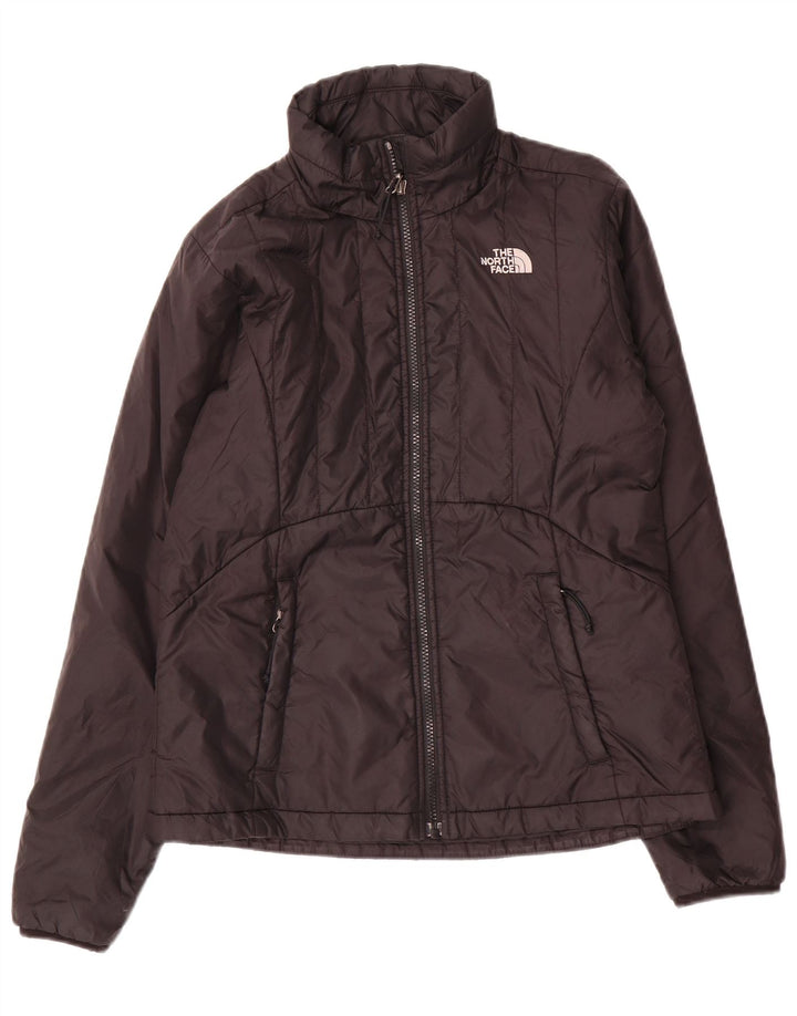 The North Face Damen Wattierte Jacke UK 12 Mittelschwarzes Nylon