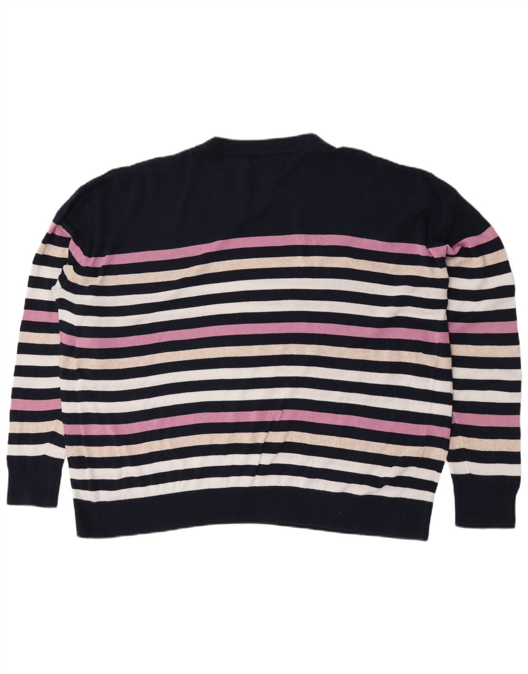 Marks & Spencer Damen-Pullover mit Rundhalsausschnitt, Gr. 18, XL, Mehrfarbig