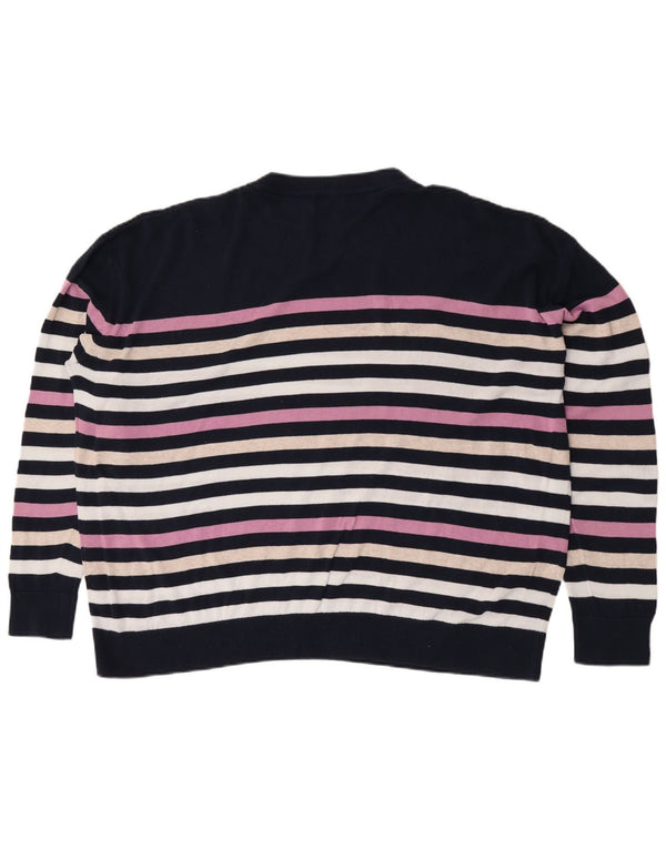 Marks & Spencer Damen-Pullover mit Rundhalsausschnitt, Gr. 18, XL, Mehrfarbig