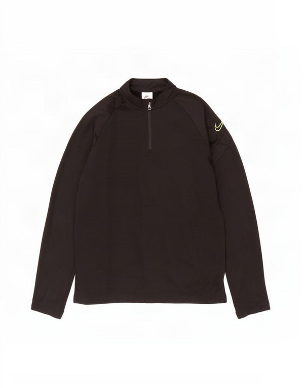 Nike Dri Fit Graphic Pullover-Trainingsanzug für Jungen, 12–13 Jahre, Größe L, Schwarz