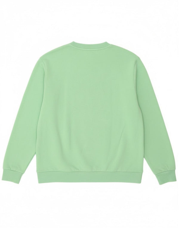 Kappa Herren Graphic Sweatshirt Pullover 2XL Grüne Baumwolle