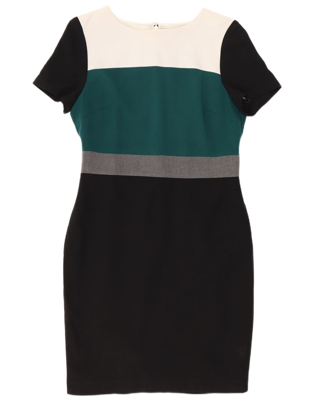 Marks & Spencer Damen Etuikleid UK 12 Medium Mehrfarbig Colourblock