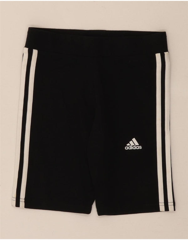 Adidas Sportshorts für Mädchen, 11–12 Jahre, schwarze Baumwolle