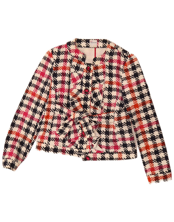 Red by Valentino Damen Crop Blazer Jacke IT 42 Medium Mehrfarbig