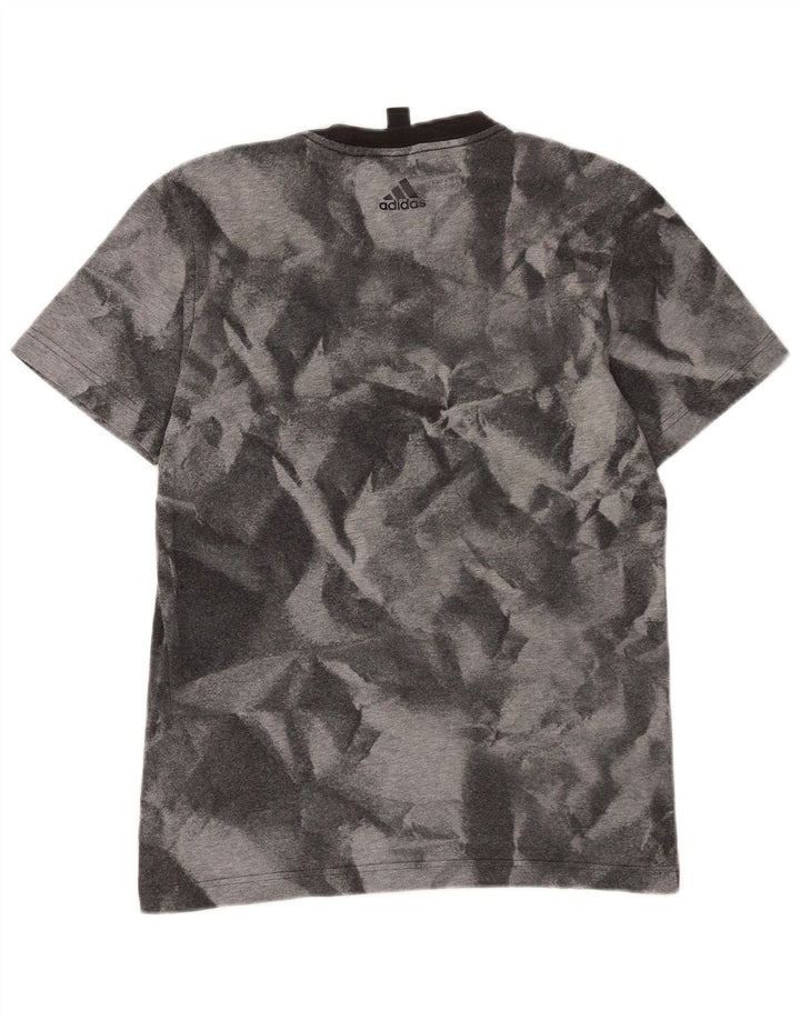 ADIDAS Herren Grafik T-Shirt Top Small Grau Tie Dye