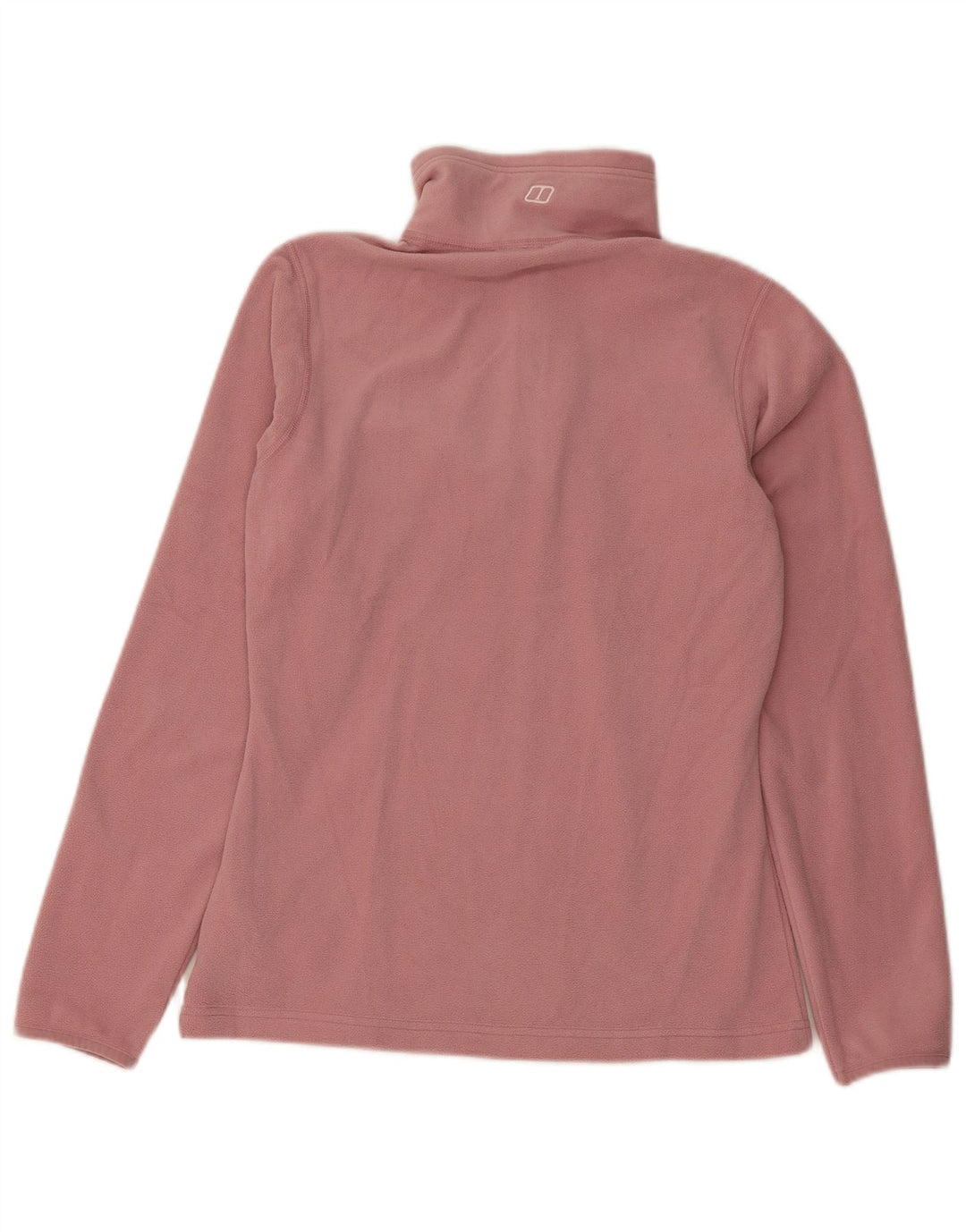 Berghaus Damen-Fleecepullover mit Reißverschluss am Hals, UK 10, Größe S, rosa, Polyester