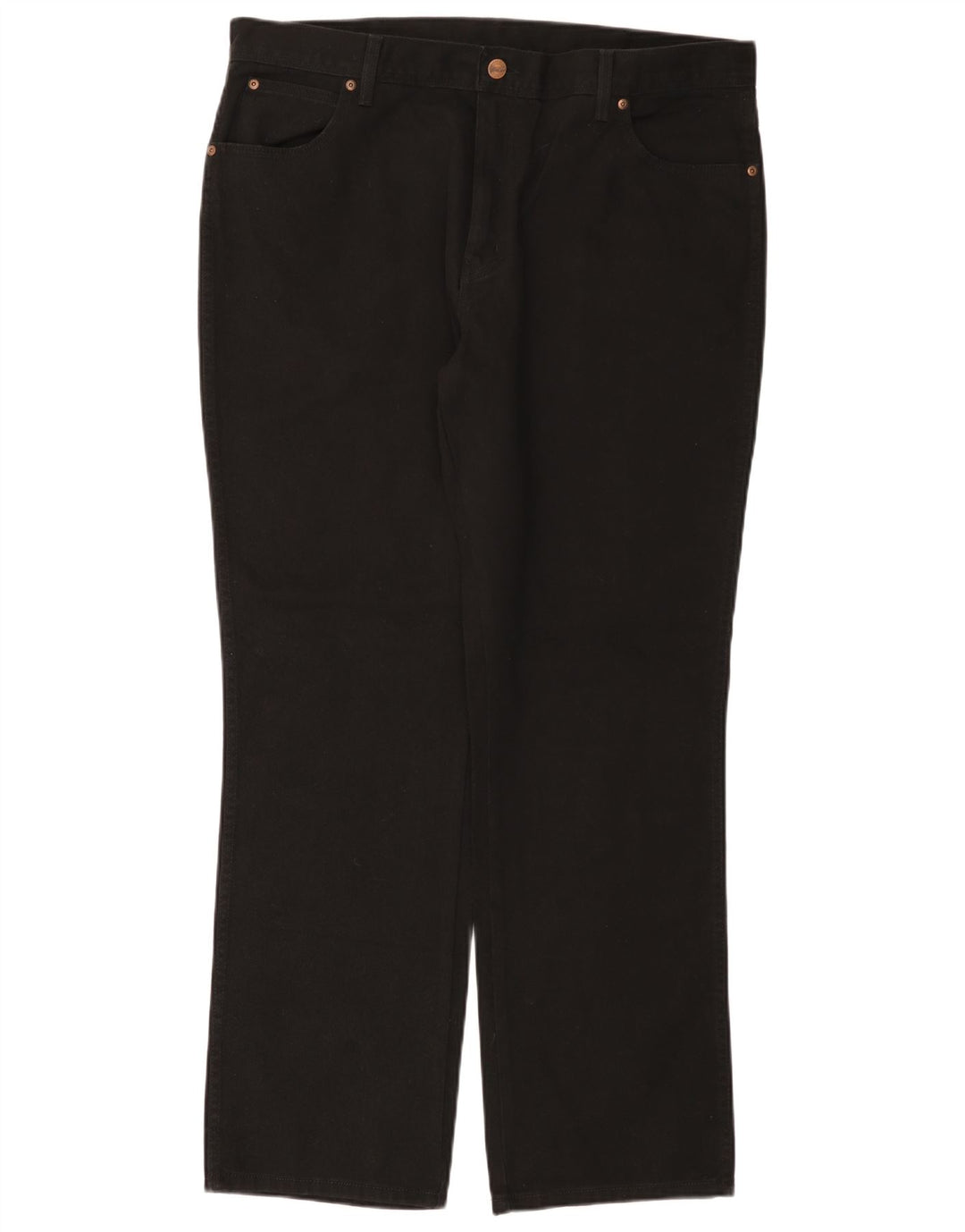 WRANGLER Damen-Jeans mit normaler Passform, gerade Passform, W40, L32, schwarze Baumwolle