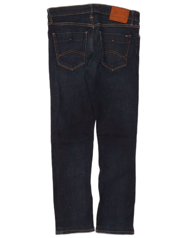 Tommy Hilfiger Damen Slim Jeans W31 L27 Marineblau Baumwolle