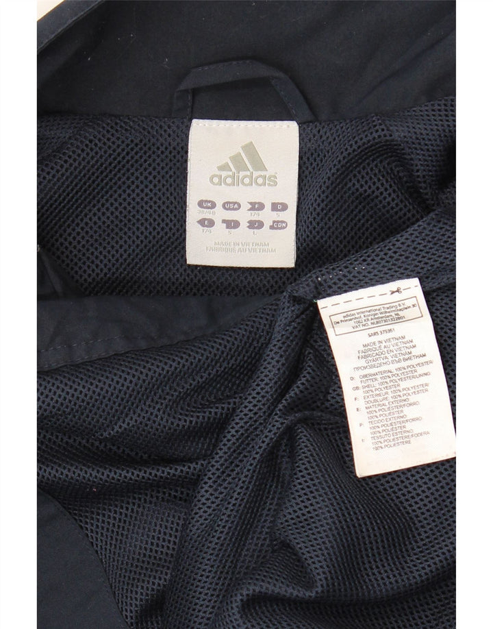 Adidas Herren-Trainingsanzug-Top-Jacke, UK 38/40, mittleres Marineblau, Farbblock