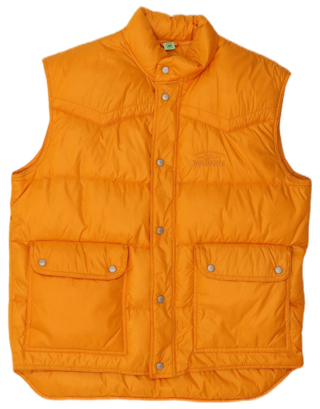 Dolomite Herren Wattierte Weste UK 40 Large Orange Nylon