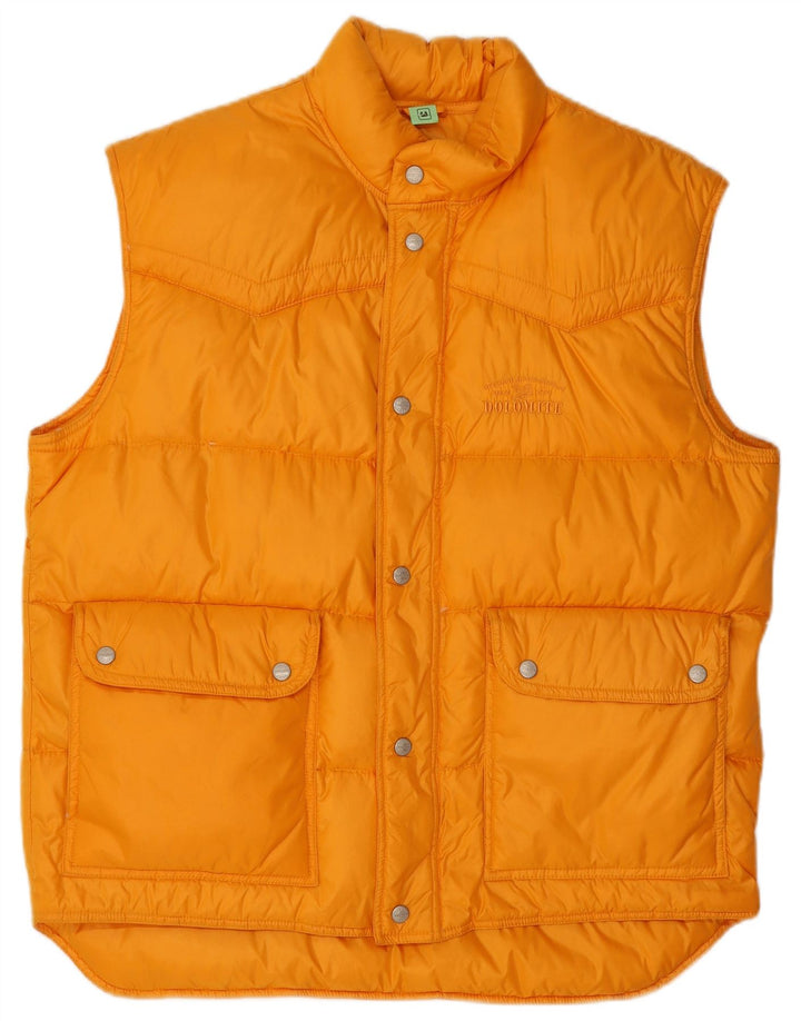 Dolomite Herren Wattierte Weste UK 40 Large Orange Nylon