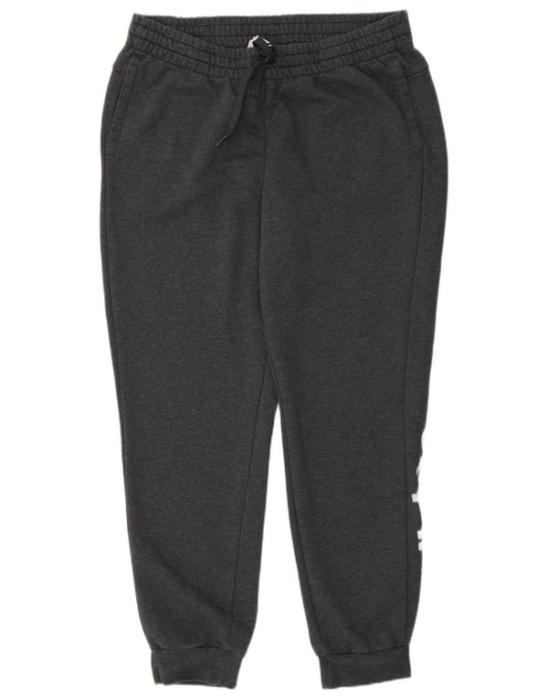Adidas Damen Graphic Trainingshose Jogger UK 20/22 XL Graue Baumwolle