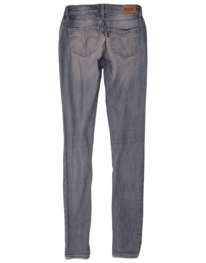 Levi's Damen Legging Skinny Jeans W25 L32 Blaue Baumwolle